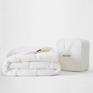 New! $158.48 Silk&Snow Down Alternative Duvet, King